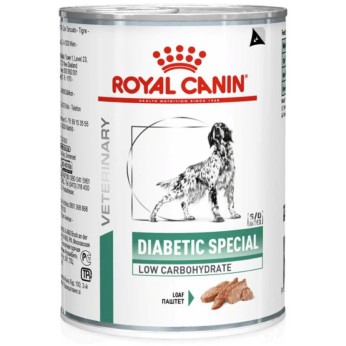ROYAL CANIN VETRINARY DIET DIABETIC SPECIAL LOW CARBOHYDRATE ADULT DOG LOAF CAN 410GR ROYAL CANIN VETRINARY DIET DIABETIC SPECIAL LOW CARBOHYDRATE ADULT DOG LOAF CAN 410GR