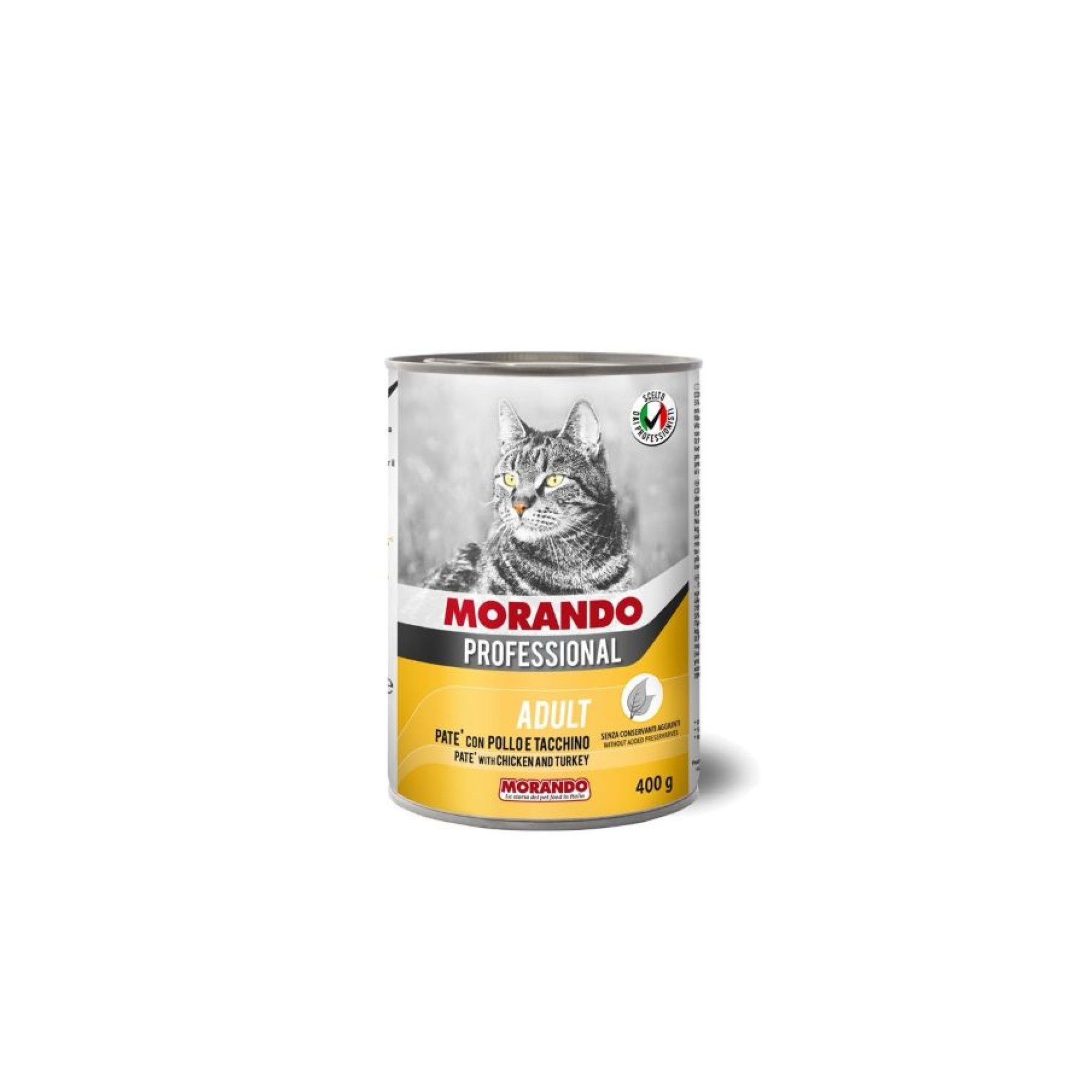 MORANDO PROFESSIONAL ADULT CAT ΚΟΤΟΠΟΥΛΟ ΚΑΙ ΓΑΛΟΠΟΥΛΑ ΠΑΤΕ 400gr