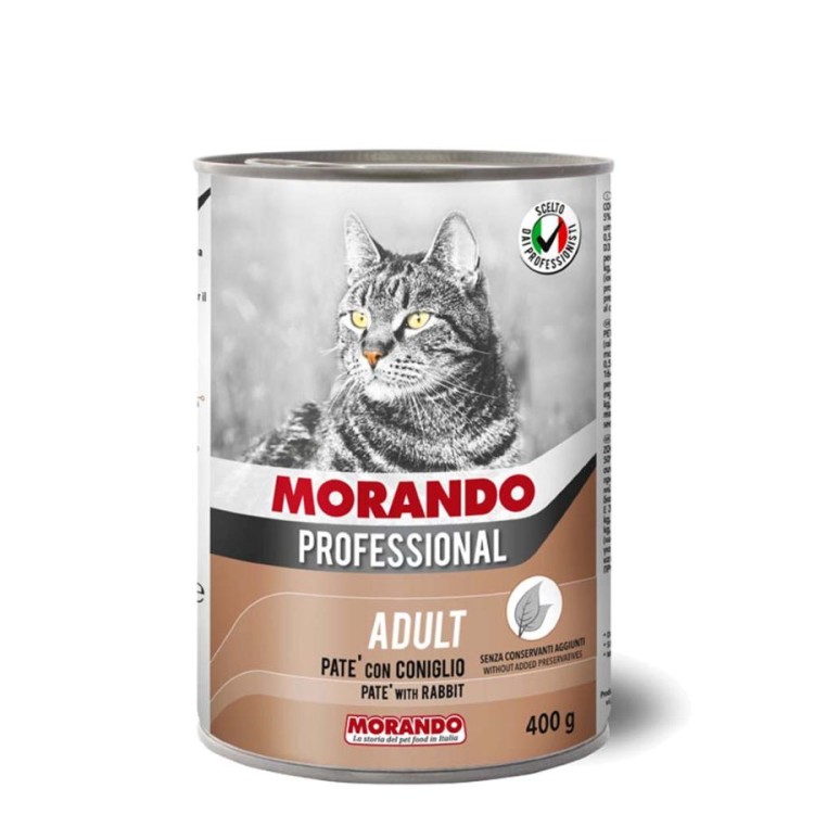 MORANDO PROFESSIONAL ADULT CAT WET FOOD ΚΟΥΝΕΛΙ ΠΑΤΕ 400gr