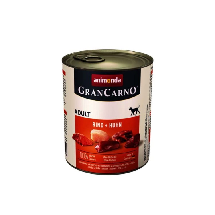 ANIMONDA GRAN CARNO ADULT DOG WET FOOD ΒΟΔΙΝΟ ΚΑΙ ΚΟΤΟΠΟΥΛΟ 800gr ANIMONDA GRAN CARNO ADULT DOG WET FOOD ΒΟΔΙΝΟ ΚΑΙ ΚΟΤΟΠΟΥΛΟ 800gr