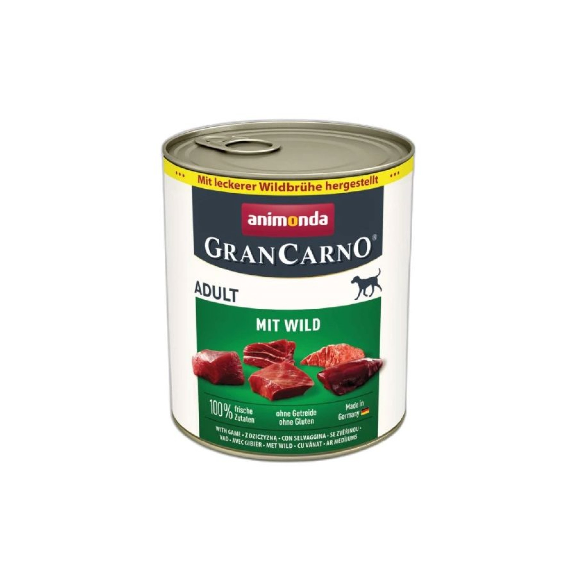 ANIMONDA GRAN CARNO ADULT DOG WET FOOD ΚΥΝΗΓΙ ΚΑΙ ΓΑΛΟΠΟΥΛΑ 800gr