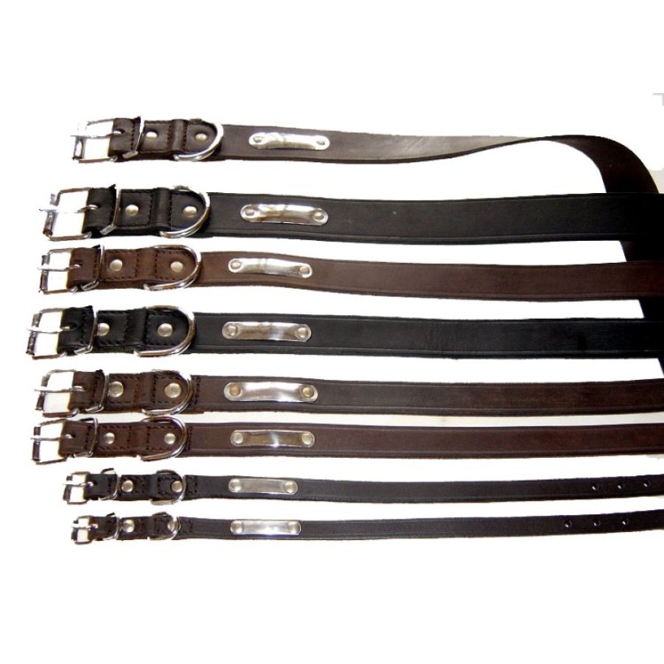 PET CAMELOT WAX OIL ΔΕΡΜΑΤΙΝΟ ΠΕΡΙΛΑΙΜΙΟ ΛΑΔΙΟΥ ΜΑΥΡΟ 25mm x 55cm