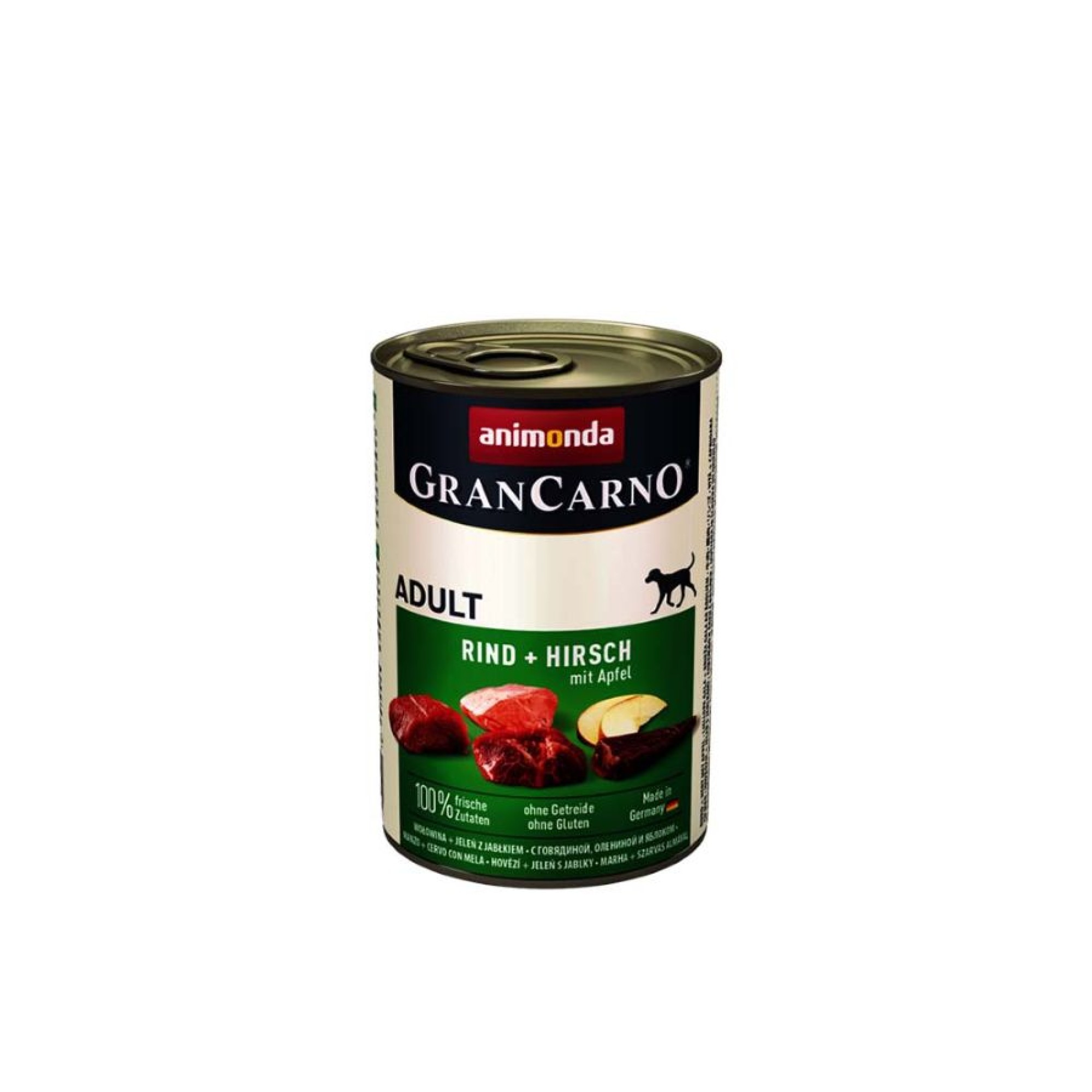 ANIMONDA GRAN CARNO ADULT DOG WET FOOD ΕΛΑΦΙ ΚΑΙ ΜΗΛΟ 400gr