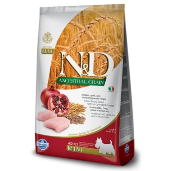 ND LOW GRAIN CHICKEN AND POMEGRANATE ADULT MINI 2.5kg