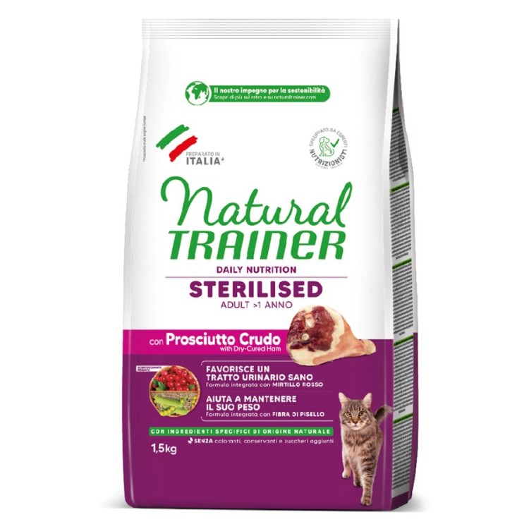 NATURAL TRAINER STERILIZED ADULT CAT ΠΡΟΣΟΥΤΟ 1.5kg