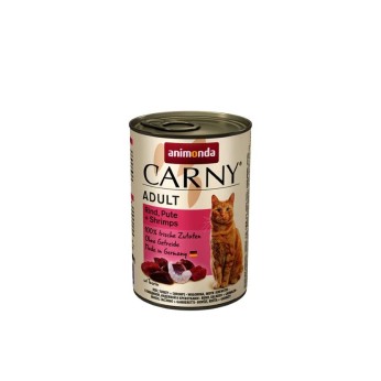 ANIMONDA CARNY GRAIN FREE ADULT CAT WET FOOD ΓΑΛΟΠΟΥΛΑ ΓΑΡΙΔΕΣ ΚΑΙ ΒΟΔΙΝΟ 400gr ANIMONDA CARNY GRAIN FREE ADULT CAT WET FOOD ΓΑΛΟΠΟΥΛΑ ΓΑΡΙΔΕΣ ΚΑΙ ΒΟΔΙΝΟ 400gr