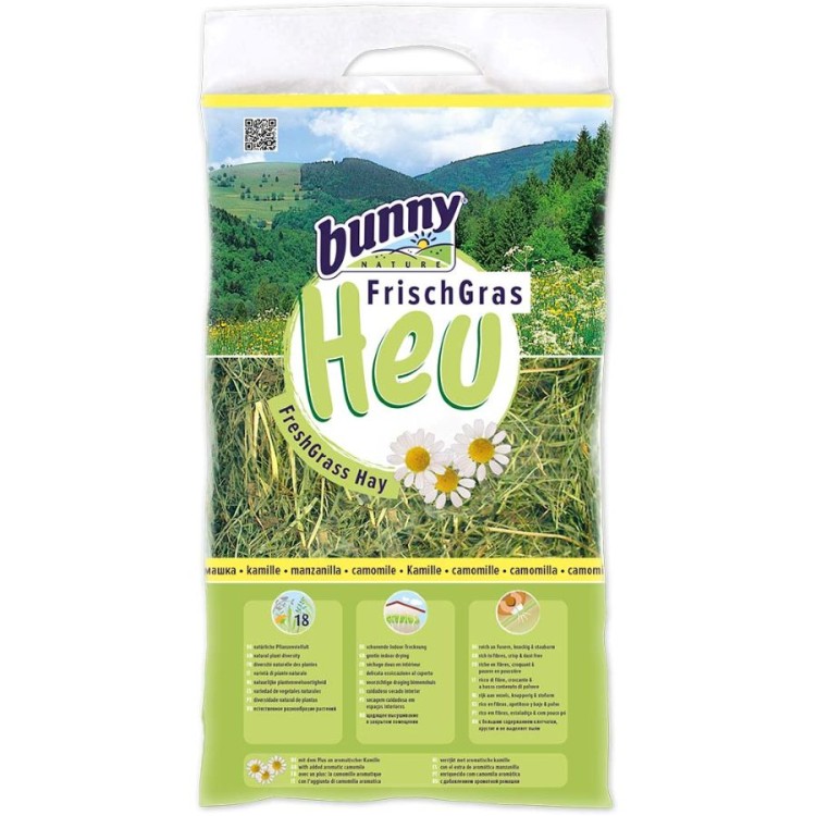 BUNNY FRESHGRASS HAY ΧΟΡΤΟ ΜΕ ΧΑΜΟΜΗΛΙ 500gr BUNNY FRESHGRASS HAY ΧΟΡΤΟ ΜΕ ΧΑΜΟΜΗΛΙ 500gr