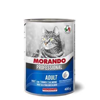 MORANDO PROFESSIONAL ADULT CAT WET FOOD ΤΟΝΟΣ ΚΑΙ ΣΟΛΟΜΟΣ ΠΑΤΕ 400gr MORANDO PROFESSIONAL ADULT CAT WET FOOD ΤΟΝΟΣ ΚΑΙ ΣΟΛΟΜΟΣ ΠΑΤΕ 400gr