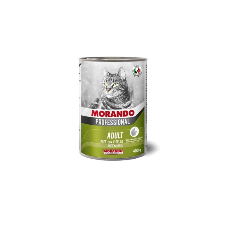 MORANDO PROFESSIONAL ADULT CAT WET FOOD ΒΟΔΙΝΟ ΠΑΤΕ 400gr