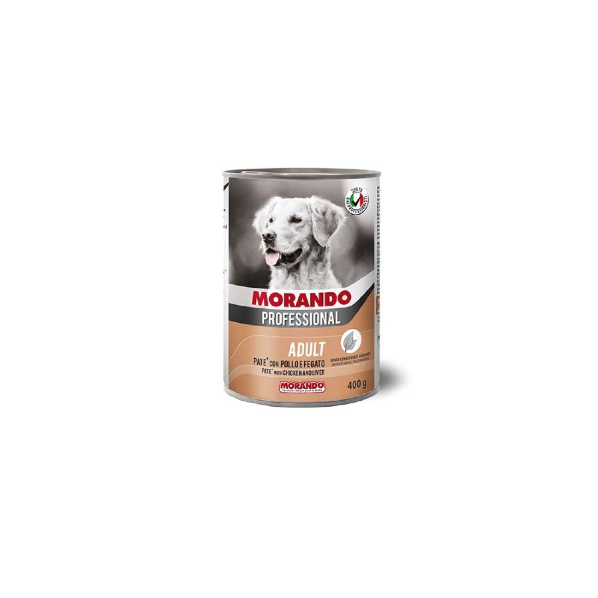 MORANDO PROFESSIONAL ADULT DOG WET FOOD ΚΟΤΟΠΟΥΛΟ ΚΑΙ ΣΥΚΩΤΙ ΠΑΤΕ 400gr