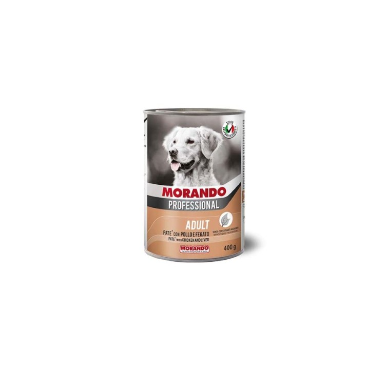 MORANDO PROFESSIONAL ADULT DOG WET FOOD ΚΟΤΟΠΟΥΛΟ ΚΑΙ ΣΥΚΩΤΙ ΠΑΤΕ 400gr