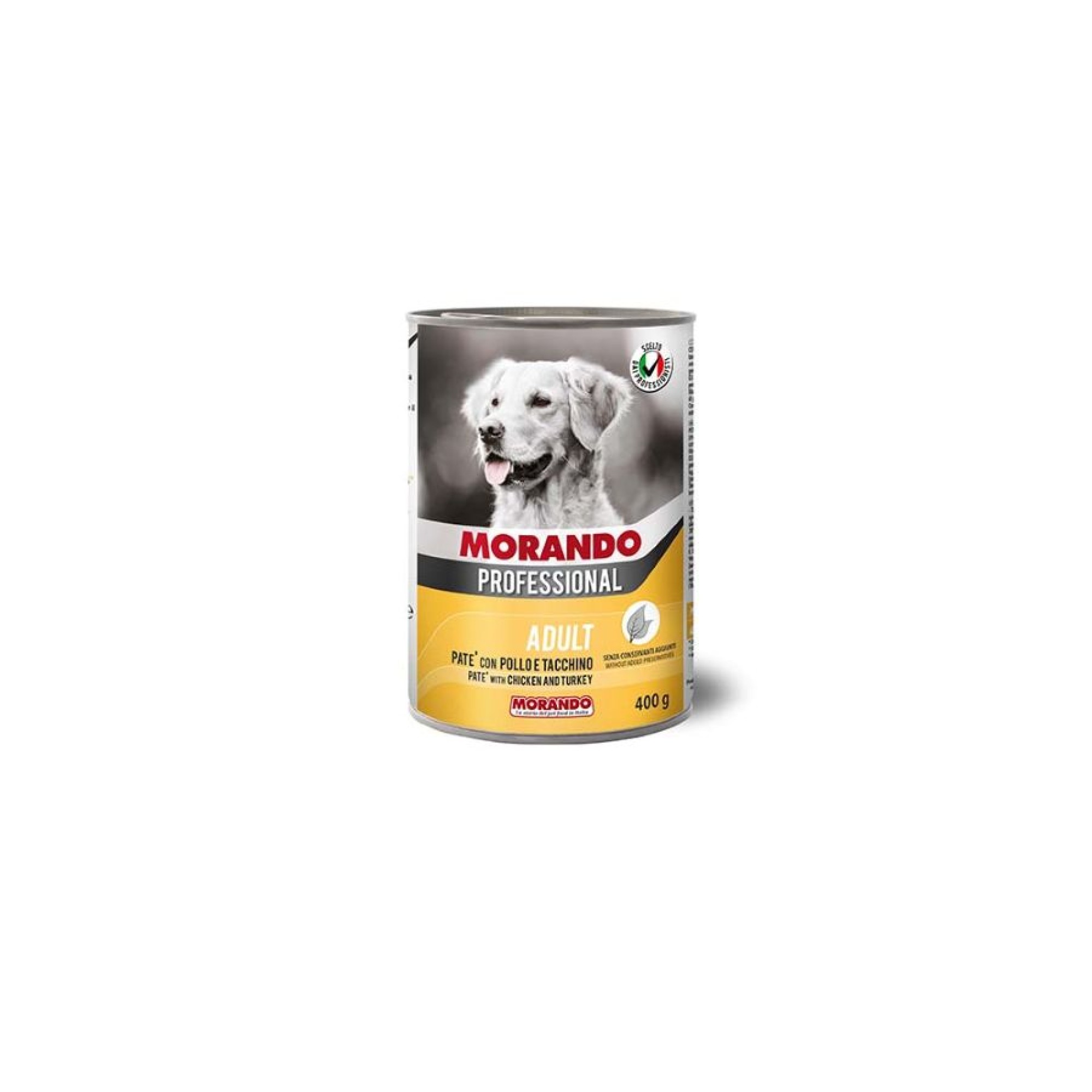 MORANDO PROFESSIONAL ADULT DOG WET FOOD ΚΟΤΟΠΟΥΛΟ ΚΑΙ ΓΑΛΟΠΟΥΛΑ ΠΑΤΕ 400gr