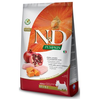 ND GRAIN FREE PUMPKIN CHICKEN AND POMEGRANATE ADULT MINI 2.5kg