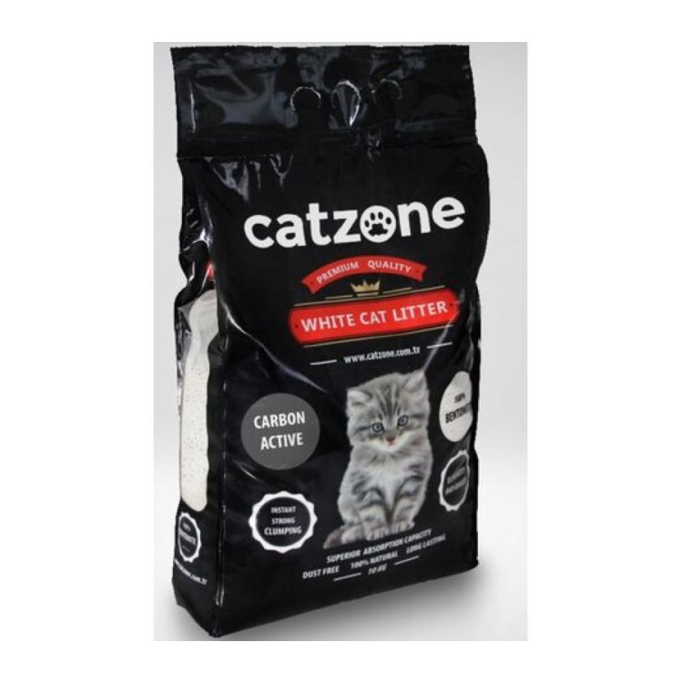 CATZONE CAT LITTER CLUMPING CARΒON ACTIVE 6lt CATZONE CAT LITTER CLUMPING CARΒON ACTIVE 6lt