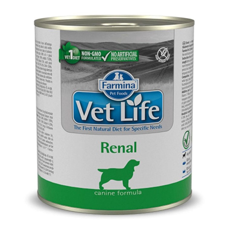 VET LIFE ADULT DOG RENAL WET FOOD 300gr