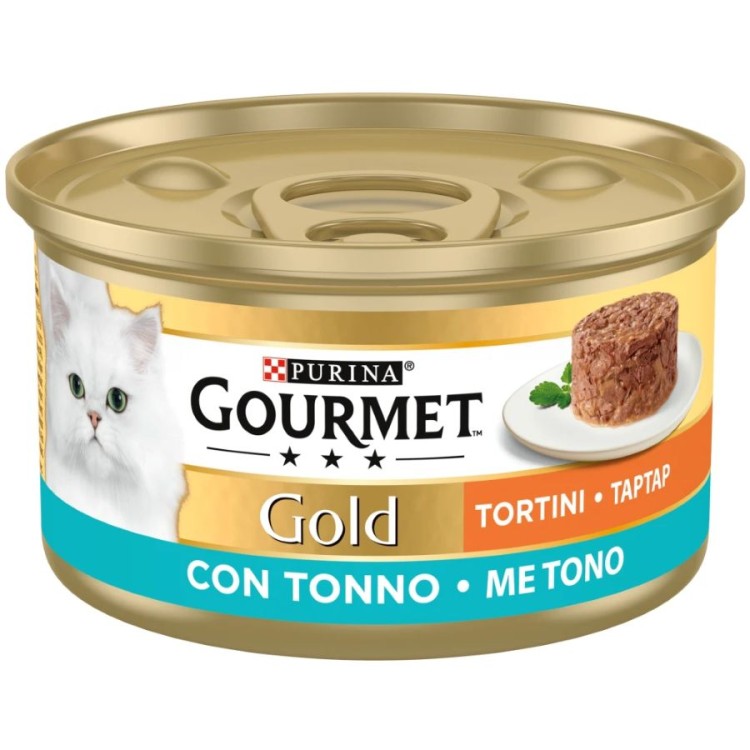 PURINA GOURMET GOLD ADULT CAT WET FOOD ΤΑΡΤΑΡ ΤΟΝΟΣ 85gr PURINA GOURMET GOLD ADULT CAT WET FOOD ΤΑΡΤΑΡ ΤΟΝΟΣ 85gr