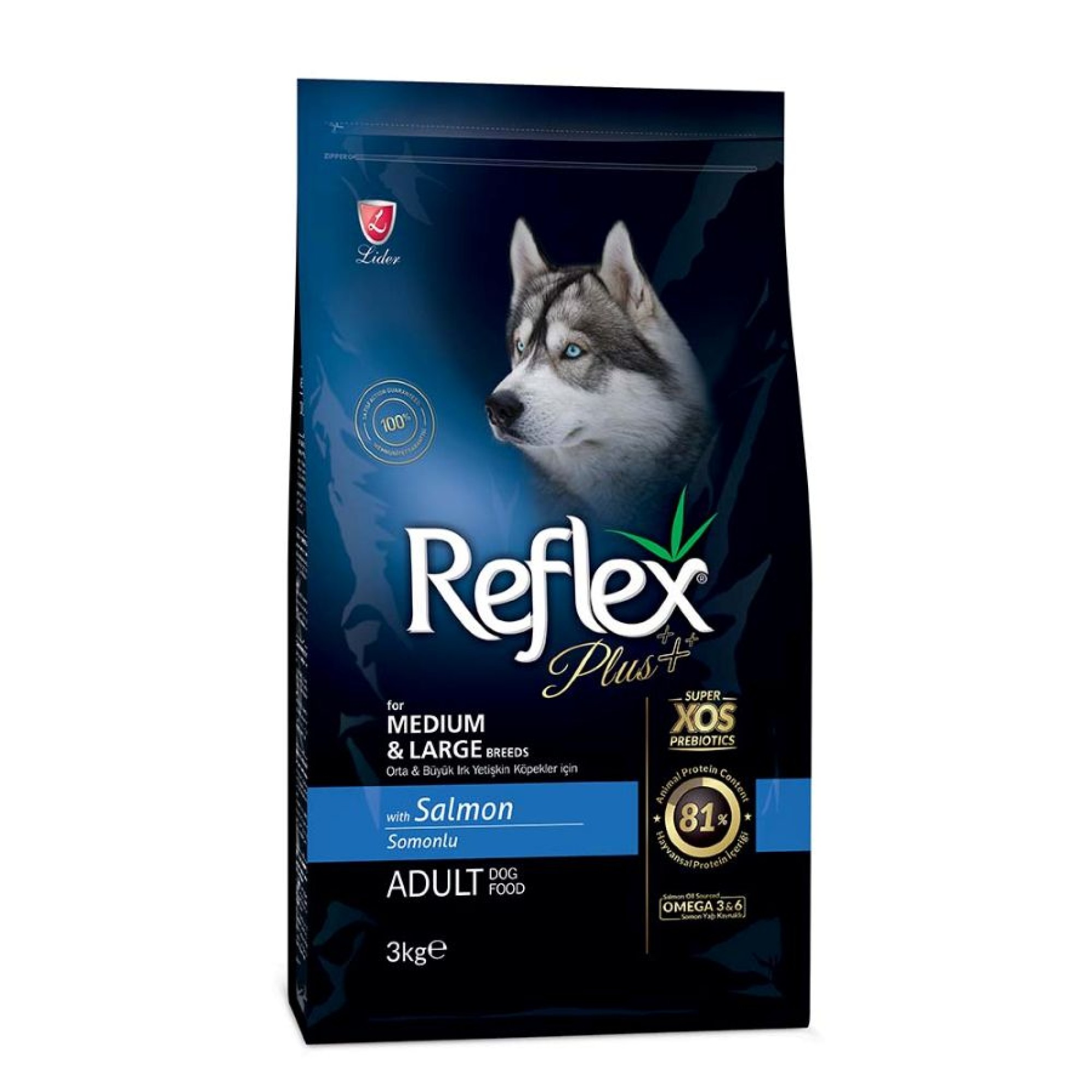REFLEX ADULT DOG MEDIUM LARGE ΣΟΛΟΜΟΣ 3kg