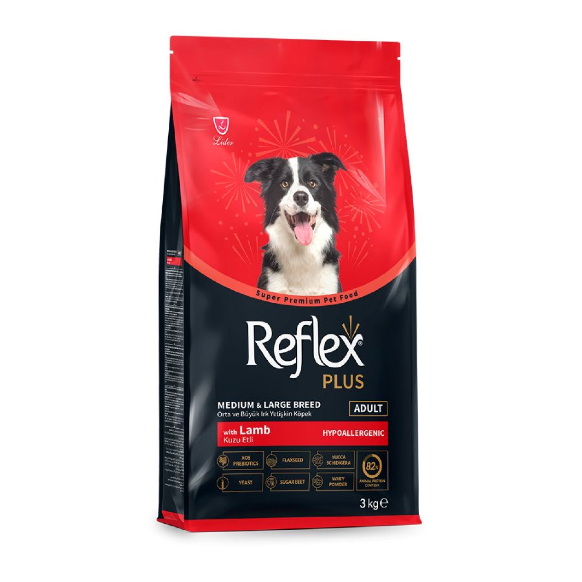 REFLEX PLUS ADULT DOG MEDIUM LARGE ΑΡΝΙ 3kg