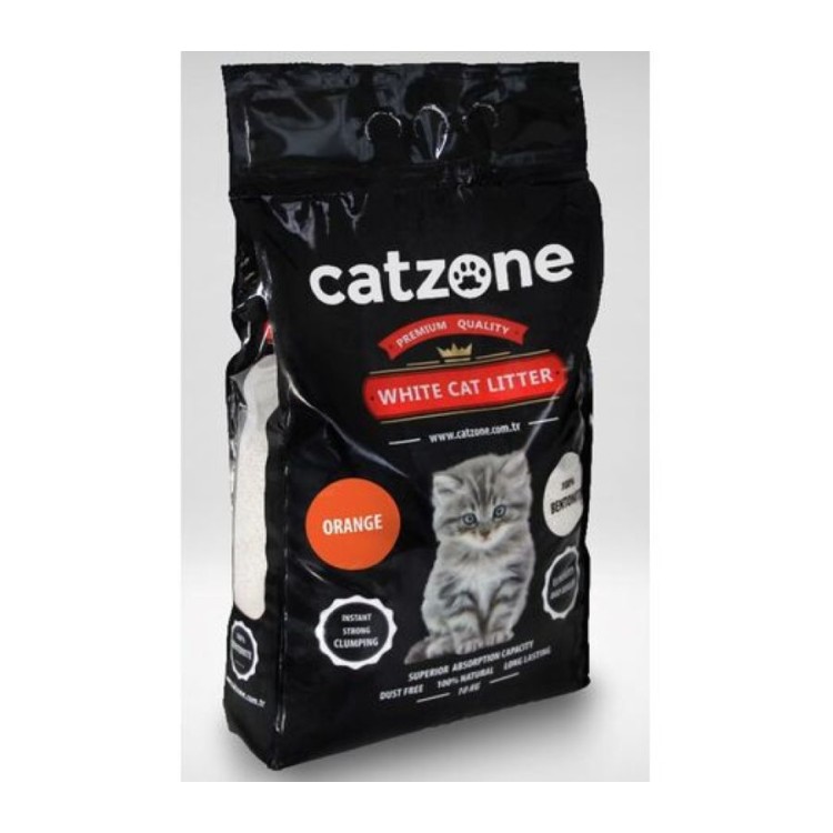 CATZONE CAT LITTER CLUMPING ORANGE 12lt