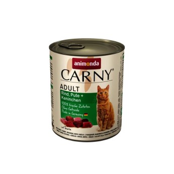 ANIMONDA CARNY GRAIN FREE ADULT CAT WET FOOD ΒΟΔΙΝΟ ΓΑΛΟΠΟΥΛΑ ΚΑΙ ΚΟΥΝΕΛΙ 800gr ANIMONDA CARNY GRAIN FREE ADULT CAT WET FOOD ΒΟΔΙΝΟ ΓΑΛΟΠΟΥΛΑ ΚΑΙ ΚΟΥΝΕΛΙ 800gr