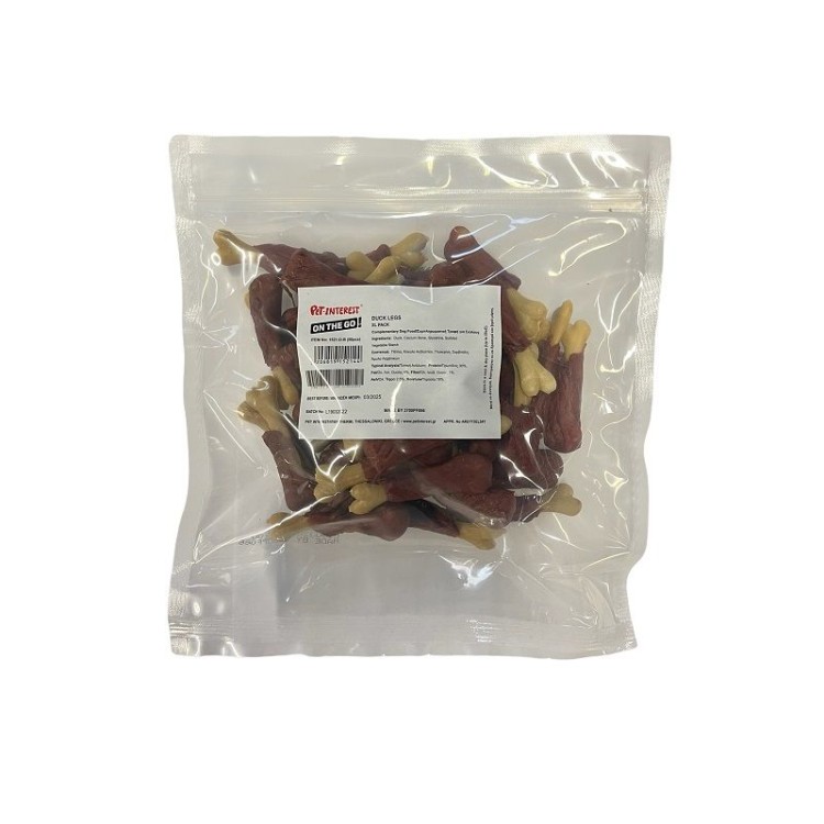 ON THE GO DUCK LEGS ΛΙΧΟΥΔΙΑ ΣΚΥΛΟΥ ΜΕ ΓΕΥΣΗ ΠΑΠΙΑ 50pcs ON THE GO DUCK LEGS ΛΙΧΟΥΔΙΑ ΣΚΥΛΟΥ ΜΕ ΓΕΥΣΗ ΠΑΠΙΑ 50pcs