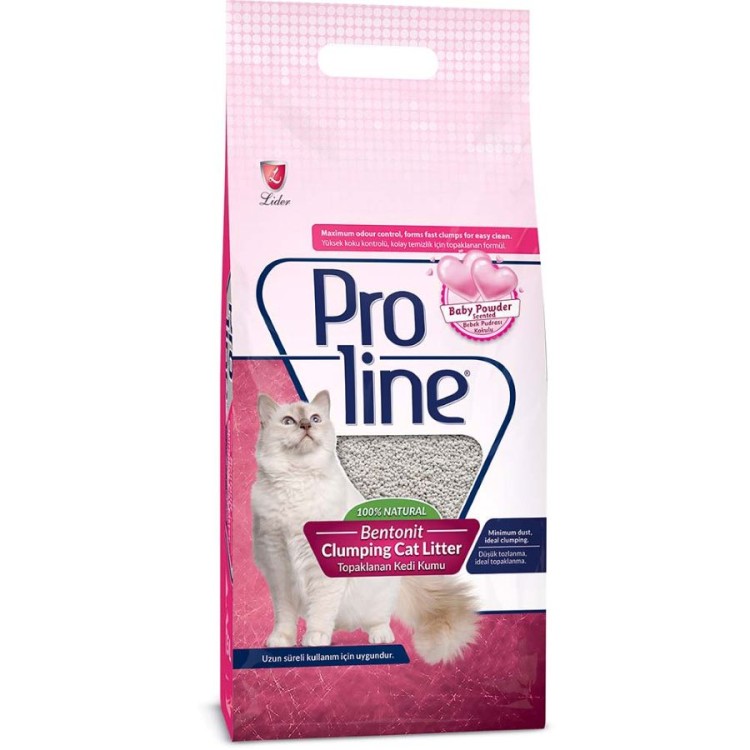 PROLINE ΑΜΜΟΣ ΓΑΤΑΣ ΜΠΕΤΟΝΙΤΗΣ BABY POWDER 10lt