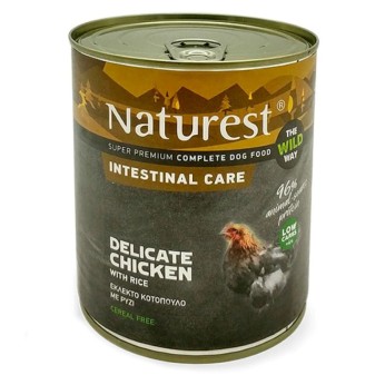 NATUREST INTESTINAL CARE ADULT DOG WET FOOD ΚΟΤΟΠΟΥΛΟ ΡΥΖΙ 800gr