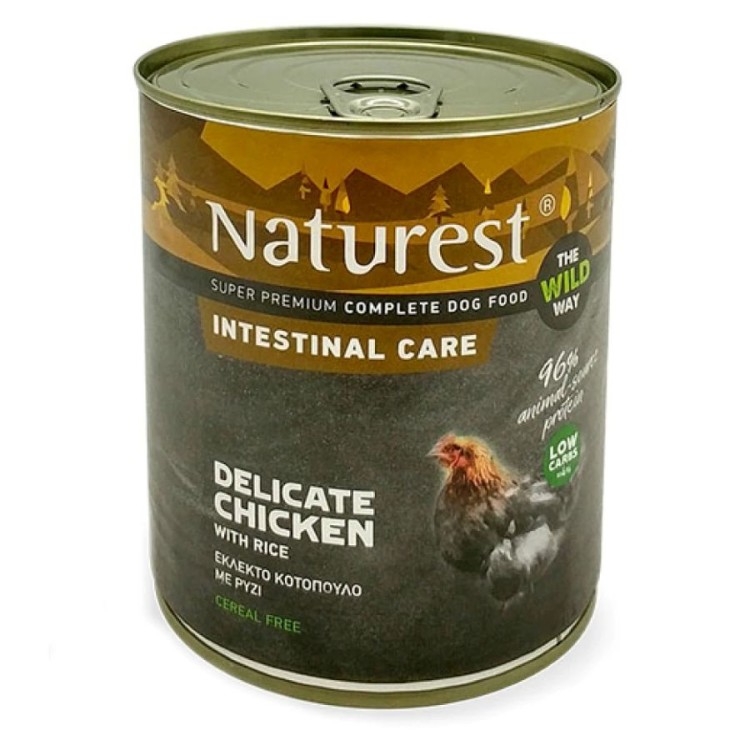 NATUREST INTESTINAL CARE ADULT DOG WET FOOD ΚΟΤΟΠΟΥΛΟ ΡΥΖΙ 800gr NATUREST INTESTINAL CARE ADULT DOG WET FOOD ΚΟΤΟΠΟΥΛΟ ΡΥΖΙ 800gr