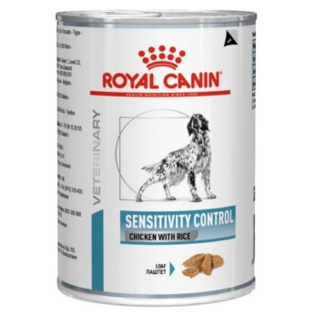 ROYAL CANIN VETERINARY DIET SENSITIVITY CONTROL ADULT DOG CHICKEN AND RISE LOAF CAN 410GR ROYAL CANIN VETERINARY DIET SENSITIVITY CONTROL ADULT DOG CHICKEN AND RISE LOAF CAN 410GR