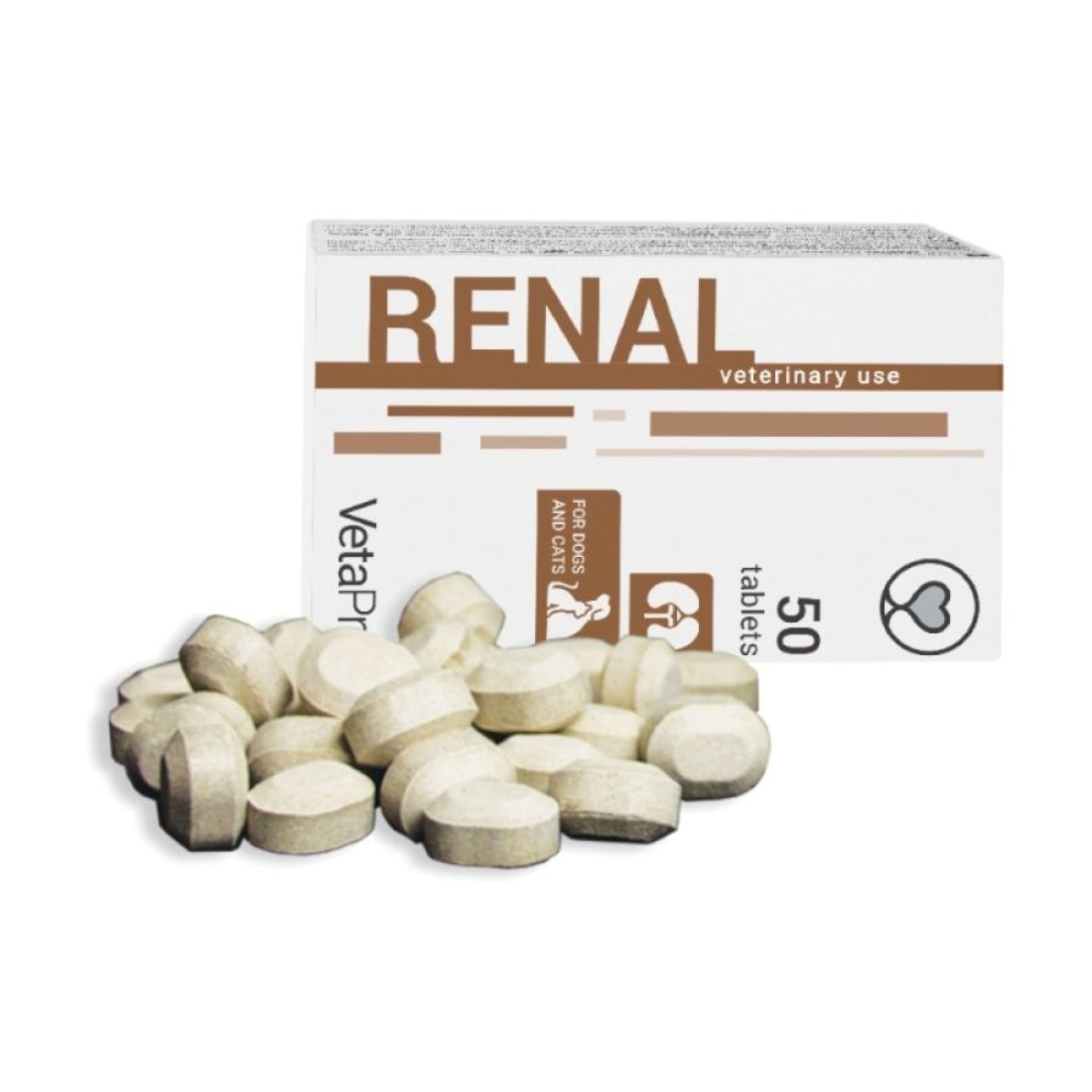 VETA PRO RENAL ΣΥΜΠΛΗΡΩΜΑ ΔΙΑΤΡΟΦΗΣ ΔΕΣΜΕΥΣΗΣ ΦΩΣΦΟΡΟΥ ΣΚΥΛΟΥ ΚΑΙ ΓΑΤAΣ 50 ΔΙΣΚΙΑ