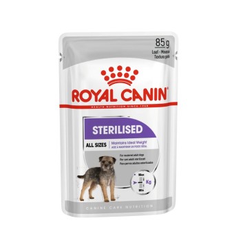 ROYAL CANIN STERILISED ALL SIZES DOGS LOAF IN SAUCE POUCH 85gr
