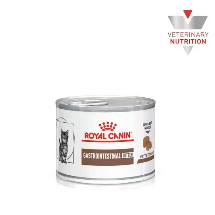 ROYAL CANIN VETERINARY DIET GASTROINTESTINAL KITTEN SOFT MOUSSE CAN 195gr ROYAL CANIN VETERINARY DIET GASTROINTESTINAL KITTEN SOFT MOUSSE CAN 195gr