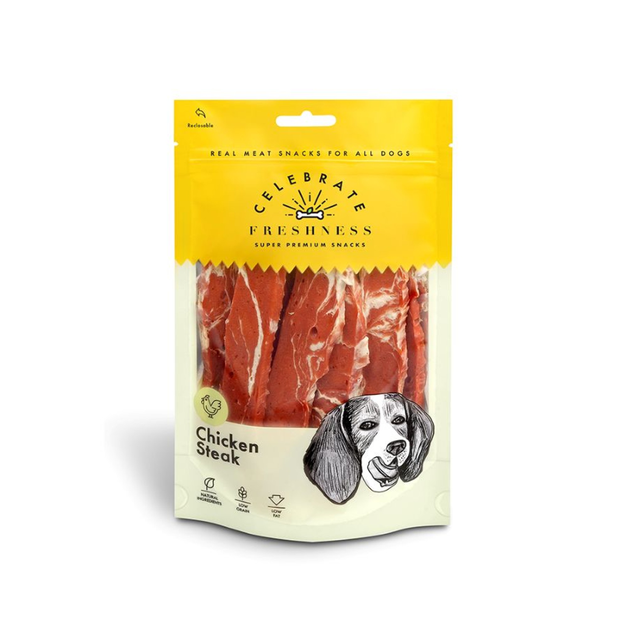 ΛΙΧΟΥΔΙΕΣ ΣΚΥΛΟΥ CELEBRATE FRESHNESS STEAK ΚΟΤΟΠΟΥΛΟ 100gr