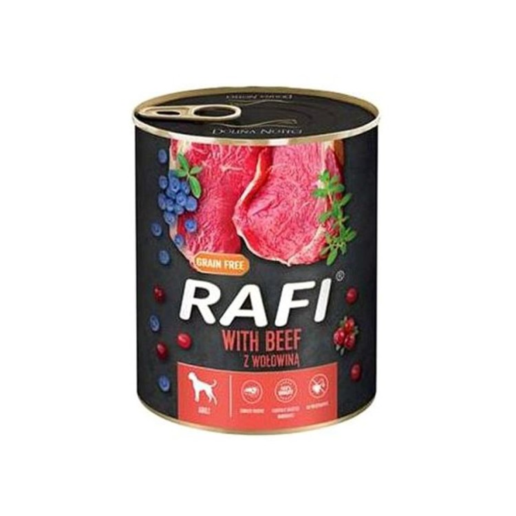 RAFI ADULT DOG WET FOOD ΒΟΔΙΝΟ BLUEBERRY AND CRANBERRY ΠΑΤΕ 800gr RAFI ADULT DOG WET FOOD ΒΟΔΙΝΟ BLUEBERRY AND CRANBERRY ΠΑΤΕ 800gr