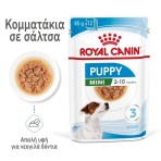 ROYAL CANIN PUPPY DOG MINI CHUNKS IN GRAVY POUCH 85gr