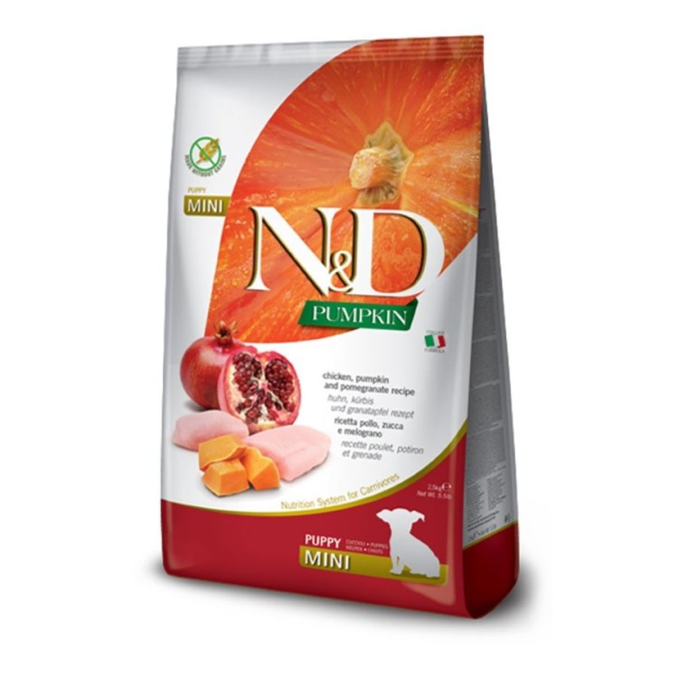 ND GRAIN FREE PUPPY DOG MINI ΚΟΤΟΠΟΥΛΟ ΚΟΛΟΚΥΘΑ ΡΟΔΙ 800gr