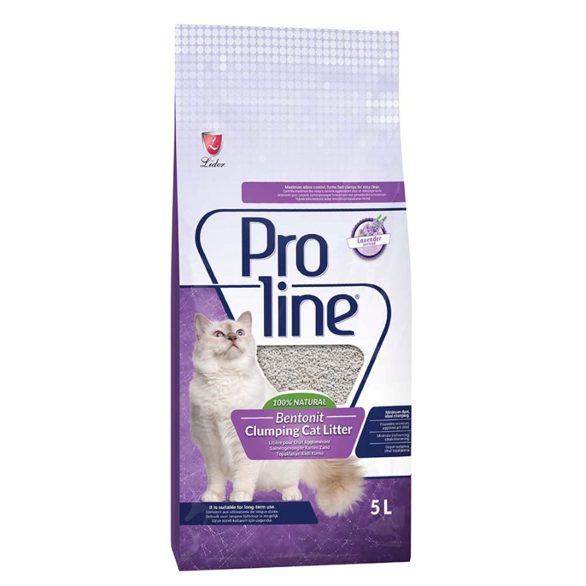 PROLINE ΑΜΜΟΣ ΓΑΤΑΣ ΜΠΕΤΟΝΙΤΗΣ LAVENDER 5lt
