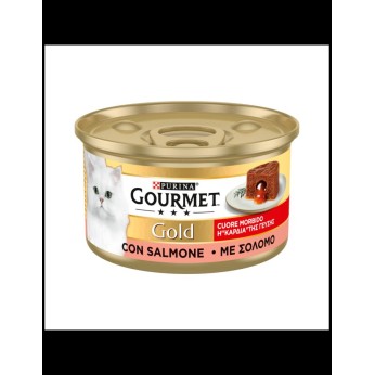 PURINA GOURMET GOLD ADULT CAT WET FOOD HEART MELTING ΣΟΛΟΜΟΣ 85gr PURINA GOURMET GOLD ADULT CAT WET FOOD HEART MELTING ΣΟΛΟΜΟΣ 85gr