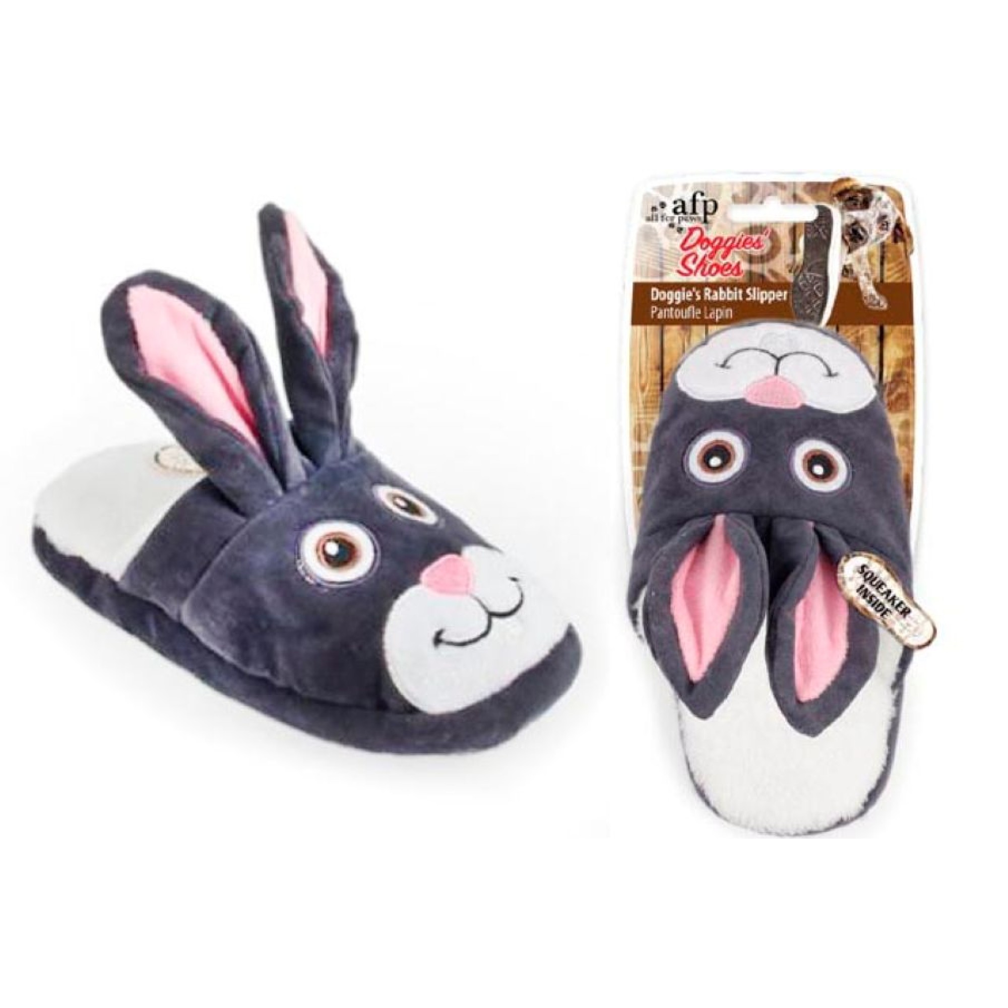 AFP ΠΑΙΧΝΙΔΙ ΣΚΥΛΟΥ DOGGIES RABBIT SLIPPER 22cm