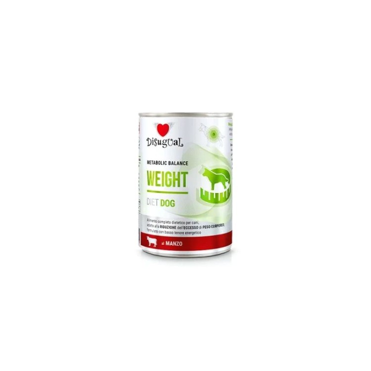 DISUGUAL DIET ADULT DOG WEIGHT WET FOOD ΒΟΔΙΝΟ 400gr