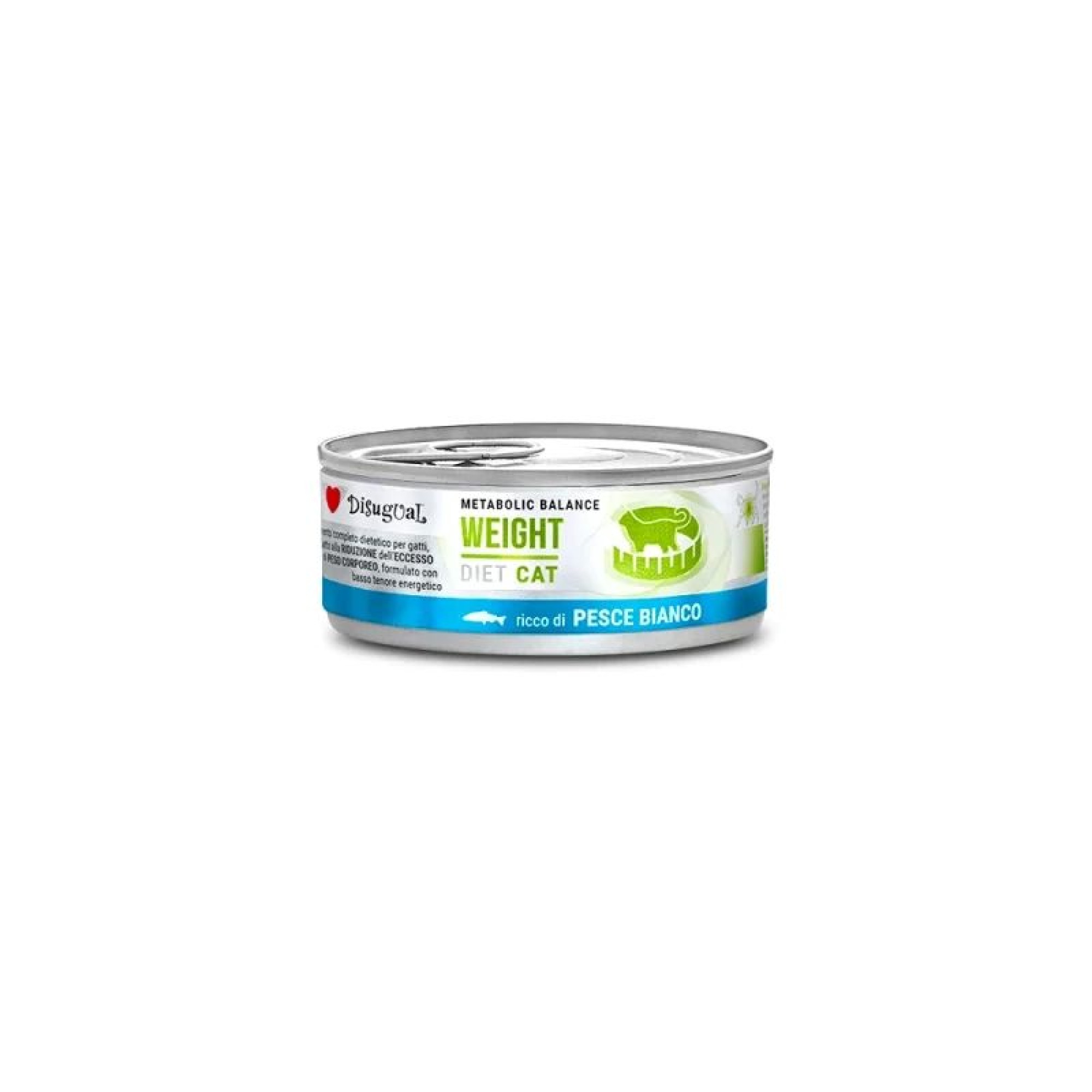DISUGUAL DIET ADULT CAT WEIGHT WET FOOD ΛΕΥΚΑ ΨΑΡΙΑ 85gr
