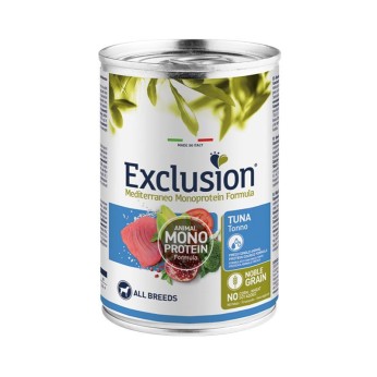 EXCLUSION MEDITERRANEO NOBLE GRAIN TUNA ADULT DOG ALL BREEDS 400gr EXCLUSION MEDITERRANEO NOBLE GRAIN TUNA ADULT DOG ALL BREEDS 400gr