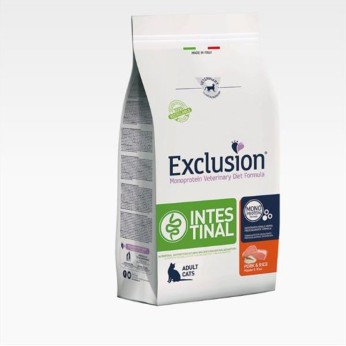 EXCLUSION VETERINARY DIET INTESTINAL ADULT CAT PORK AND RICE 300gr EXCLUSION VETERINARY DIET INTESTINAL ADULT CAT PORK AND RICE 300gr