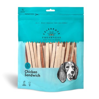 ΛΙΧΟΥΔΙΕΣ ΣΚΥΛΟΥ CELEBRATE FRESHNESS SANDWICH ΚΟΤΟΠΟΥΛΟ 360gr