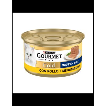 PURINA GOURMET GOLD ADULT CAT WET FOOD MOUSSE ΚΟΤΟΠΟΥΛΟ 85gr PURINA GOURMET GOLD ADULT CAT WET FOOD MOUSSE ΚΟΤΟΠΟΥΛΟ 85gr