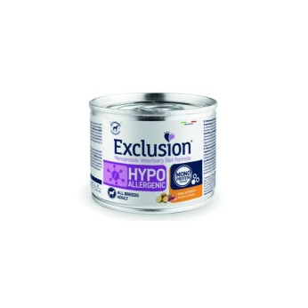 EXCLUSION VETERINARY DIET HYPOALLERGENIC DUCK AND POTATO ADULT DOG ALL BREEDS 200gr EXCLUSION VETERINARY DIET HYPOALLERGENIC DUCK AND POTATO ADULT DOG ALL BREEDS 200gr