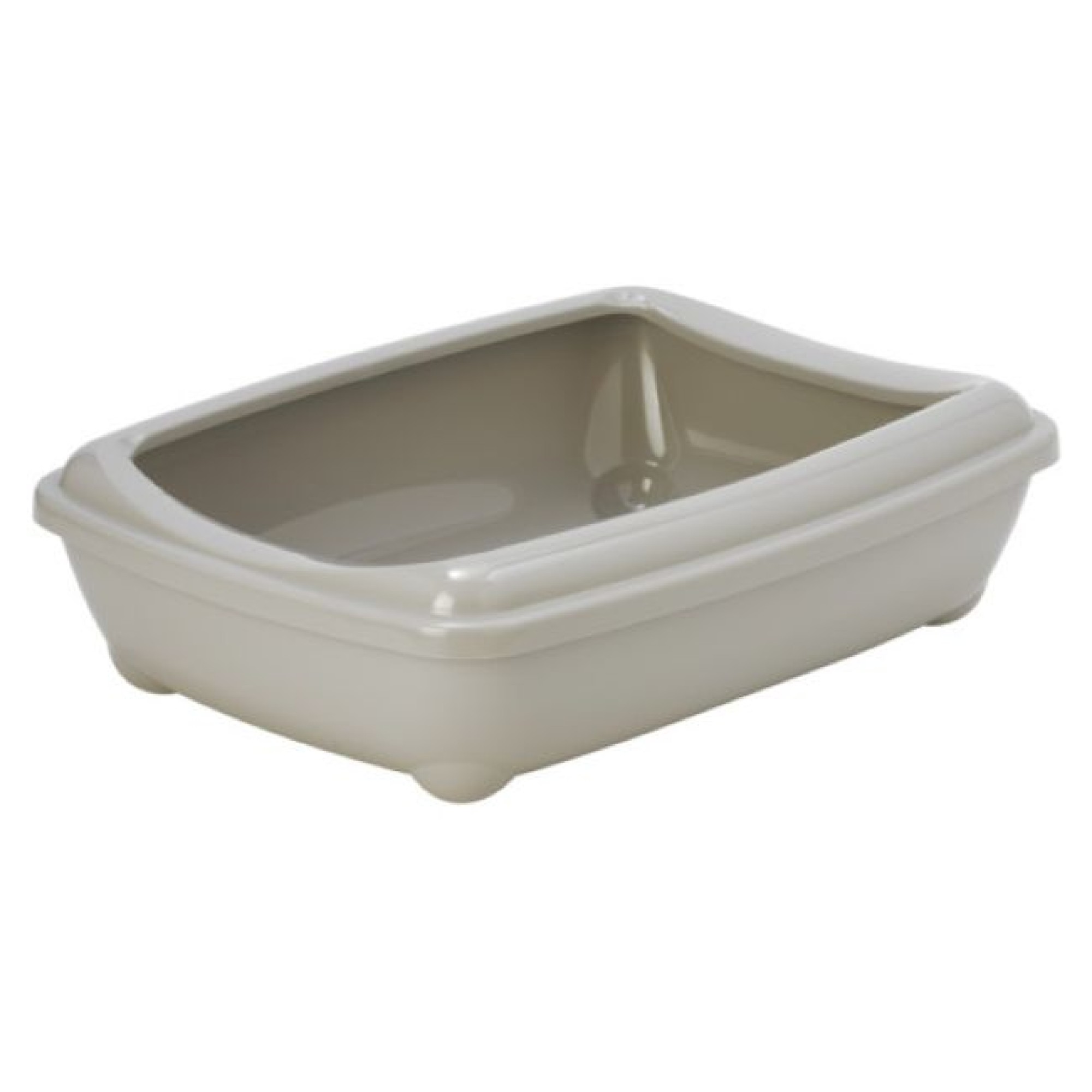 PET CAMELOT MODERNA ΛΕΚΑΝΗ ΓΑΤΑΣ ΜΕ ΠΡΟΣΤΑΤΕΥΤΙΚΟ ΠΛΑΙΣΙΟ ΓΚΡΙ JUMBO 43x57cm