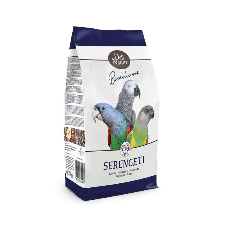DELI NATURE BIRDELICIOUS PARROTS SERENGETI 750gr