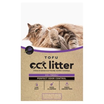 PET CAMELOT TOFU CAT LITTER LEVANDER 2.5kg