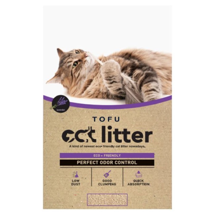 PET CAMELOT TOFU CAT LITTER LEVANDER 2.5kg
